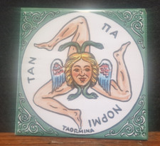 MAIOLICA ANTICA TAORMINA SICILIA TRINACRIA CERAMICA MATTONELLA MARRAZZI VINTAGE 