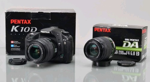 Pentax k10d dslr con obiettivi - k10d,