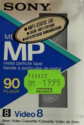Sony video cassette - mp, metal