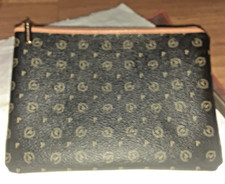 Pochette donna Pollini nera con logo 