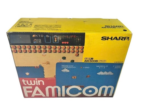 Console sharp twin famicom - console,