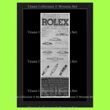 Anni '30  * Pubblicità Originale "Rolex, 27 Records Universali di Precisione" Co