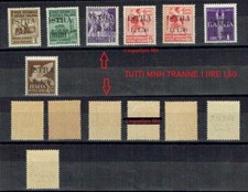 ISTRIA LITORALE SLOVENO ISTRA (POLA) Ss 22 23 26 28 29 35 MNH PERFETTI 29%+28 MH