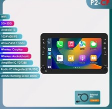 RADIO 2 DIN ANDROID PER ALFA ROMEO 159 BRERA SPIDER BLUETOOTH GPS 2/32 CARPLAY 