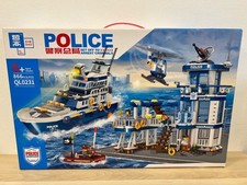 ZHE GAO QL0231Police Building Blocks Stazione di Polizia Compatibile con Lego NUOVO