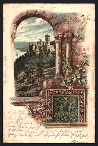 Cartolina stolzenfels - cartolina,
