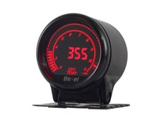 Manometro Digitale LCD Temperatura Gas Scarico Gauge 52mm 12V Controllo Bottone