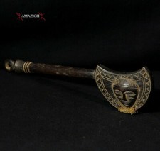 Vecchio battitore a batteria Baule - legno intagliato - Costa d'Avorie