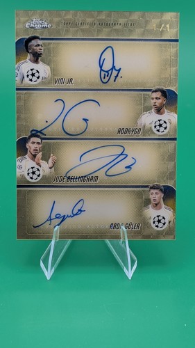 2025 topps chrome quad auto - chrome,