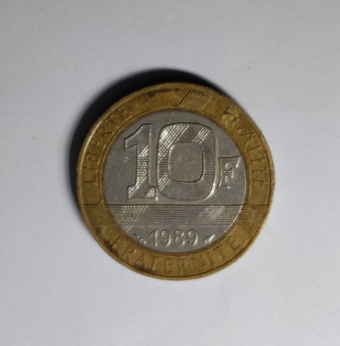 Moneta francs 1989 france - 10,