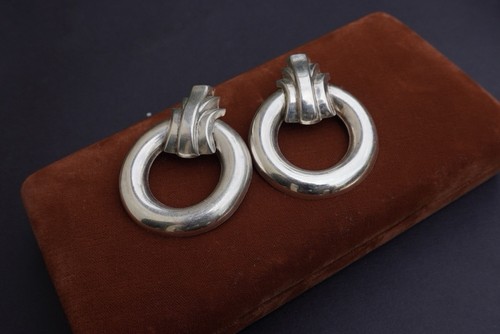 Orecchini vintage argento - argento, 925