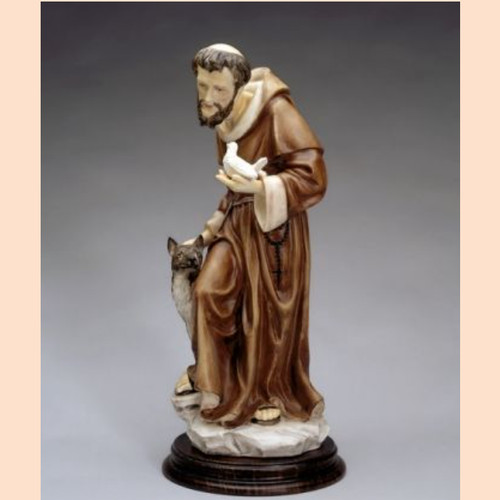 Statua disan francesco - statua,