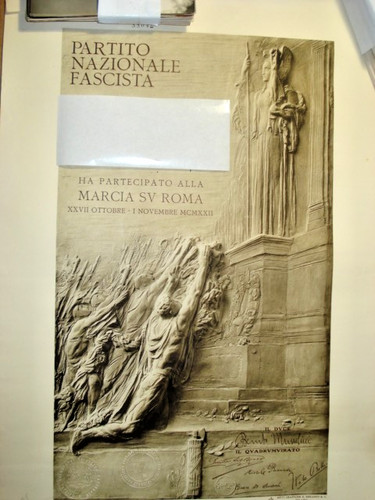 Diploma della marcia roma - diploma,