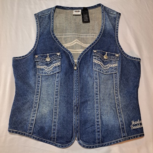 Harley davidson gilet - harley, jeans