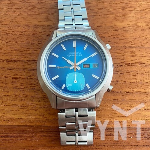 Seiko 6139 8050 blu - blu, 9/1975