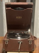 Giradischi a Valigia Alba portable model 702 Anni Trenta/ Quaranta Funzionante