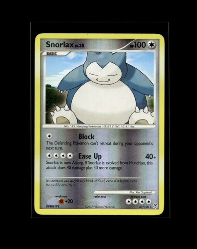 Carta pokemon snorlax - pokemon,