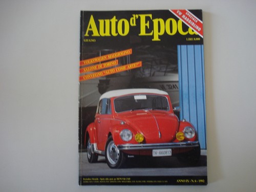 Auto epoca 1992 - 6/1992, volkswagen