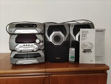 impianto stereo 5 cd panasonic SA-AK27