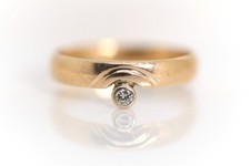 Vintage Anello Donna Solitario