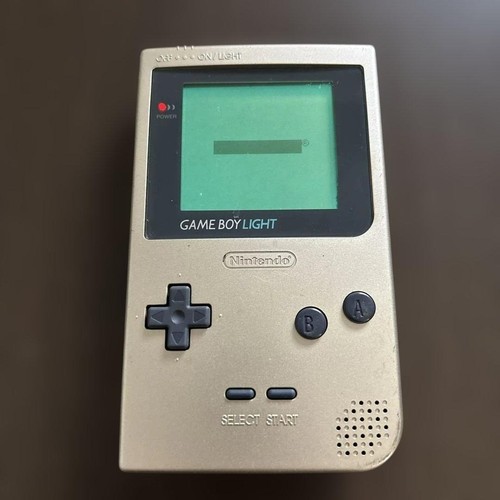 Nintendo game boy - light, gold
