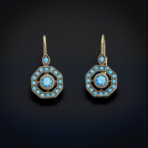 Boucles oreilles doré - boucles, d'oreilles