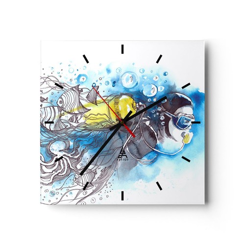Orologio parete vetro - orologio,
