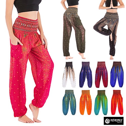 Pantaloni etnici donna larghi - pantaloni,