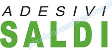 ADESIVO SCRITTA SALDI