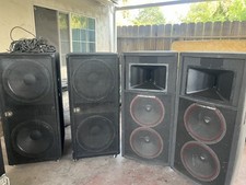 Cerwin-Vega and Yamaha speaker