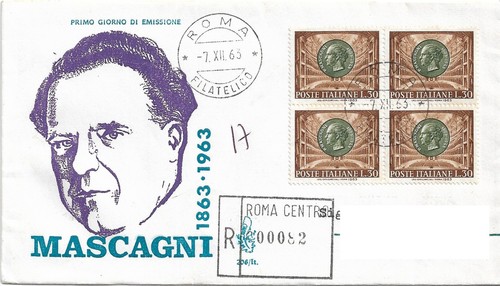 Fdc venetia mascagni - fdc,
