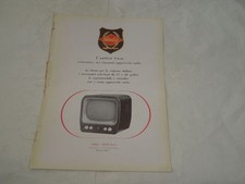 PUBBLICITA' VINTAGE DEGLI ANNI '50-RADIO"UNDA RADIO SPA" RARA DA TROVARE