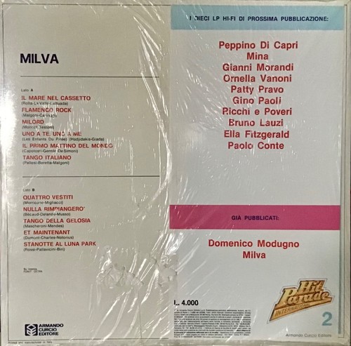 Milva raro 1982 - lp, hit