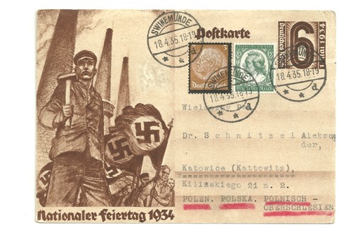 Cartolina germania 1935 - 1935, (z623)