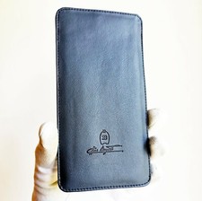 fodero occhiali da sole custodia ETTORE BUGATTI box sunglasses soft case vintage