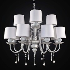VINTAGE SHABBY CHIC 12 LIGHT