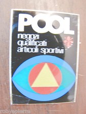 Adesivo sticker vintage POOL