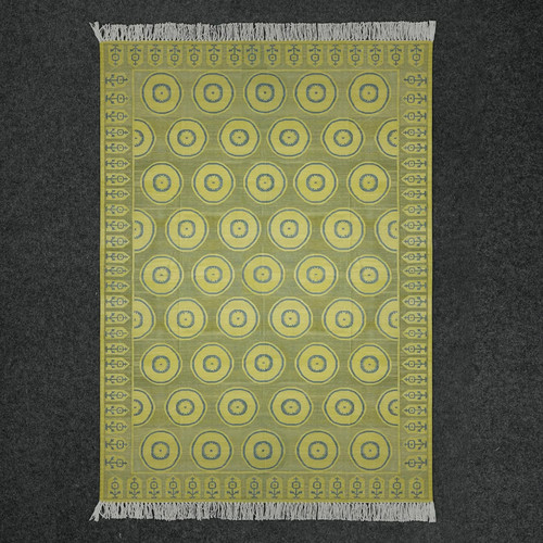 Tappeto geometrico tessuto - , a