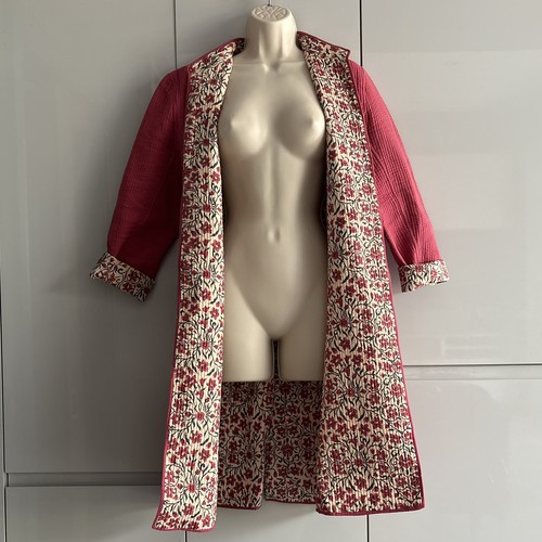 Cappotto giacca kantha rosa - giacca,