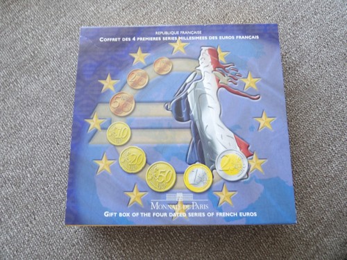 Francia euro coin set - francia,