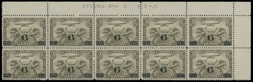 1932 canada air - canada, 6c/5c