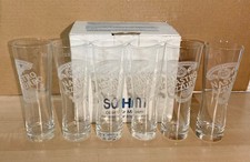 Vintage lotto 6x bicchiere Birra NASTRO AZZURRO Peroni 0,3 lt. mod. Toronto