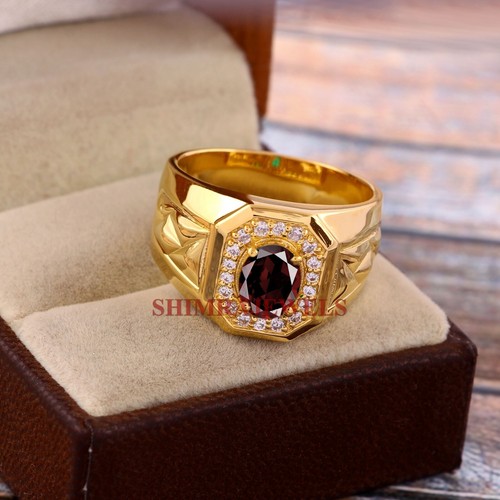 Naturale granato zirconia - e,