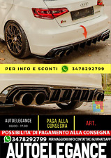 🔥Diffusore Adatto Per Audi A3 S3 RS3 8V HB 2012+  rs3 look NERO LUCIDO🔥