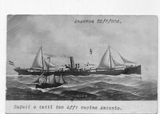 Navigazione , ship , 1904 , S/S Proteo , da Anversa , affr. Perfin , a Fiume