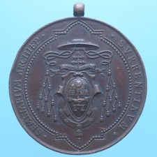SORRENTO SEMINARIO ARCIVESCOVILE MEDAGLIA BENEMERENTI BRONZO qSPL COLLEZIONE