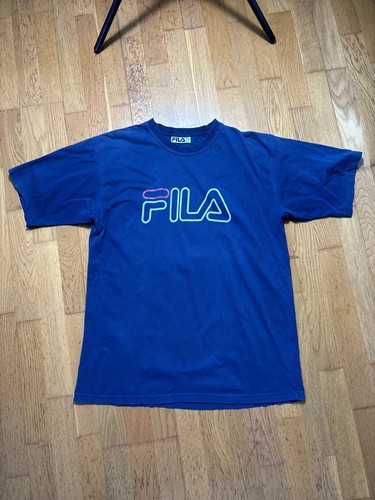 Tee shirt fila vintage made - shirt,