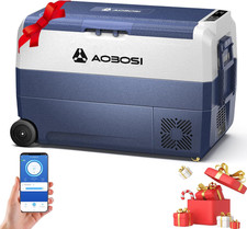 50 Litri Frigo Portatile, Frigorifero Auto -20 ℃ a 20 ℃, Frigo Campeggio Con APP