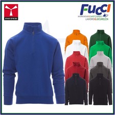 Felpa Uomo Mezza Zip Cotone