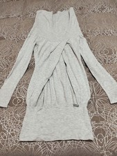 Vestito Maglia Donna Grigio